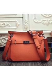 Knockoff Hermes Orange Medium Jypsiere 31cm Bag HJ01006