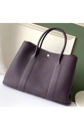 Knockoff Hermes Raisin Fjord Garden Party 30cm With Printed Lining HJ00907