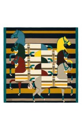 Knockoff Hermes Yellow Rocabar Shawl 140cm HJ00633