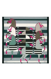 Replica Best Cheap Hermes Black Rocabar Shawl 140cm HJ00409
