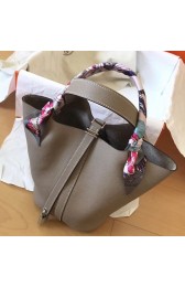 Replica Copy Luxury Hermes Tourterelle Picotin Lock MM 22cm Handmade Bag HJ00808