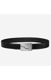 Replica Top Quality Hermes Black A Cheval Belt Buckle 32 MM Reversible Leather HJ01317