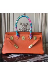 Top Fake Luxury Hermes Orange JPG Birkin 42cm Shoulder Bag HJ00761